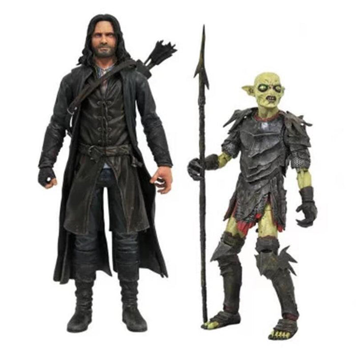 Figura Aragorn & Moria Orc Surtido 6 Deluxe Action Fig. 18 The Lord Of The Rings Series 3