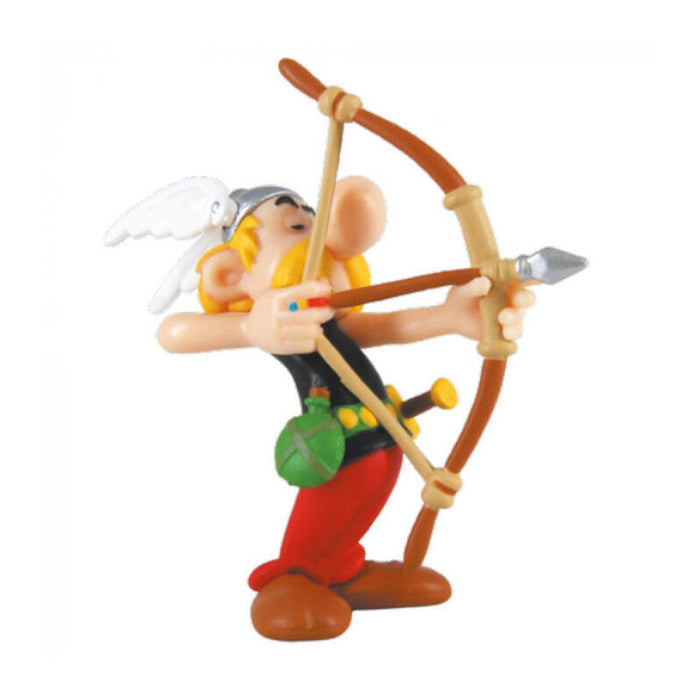 Figura Astérix Disparando Con El Arco Tamaño 6.5 Cms