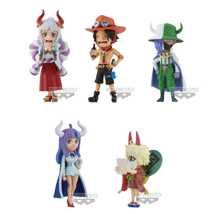 Figura Banpresto 7cm One Piece World Collectable Wanokuni Onigashima 2 .Unidad Aleatoria