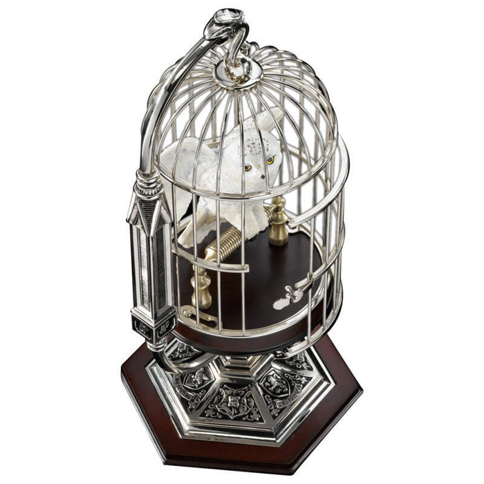 Figura En Miniatura The Noble Collection Harry Potter Hedwig En Jaula
