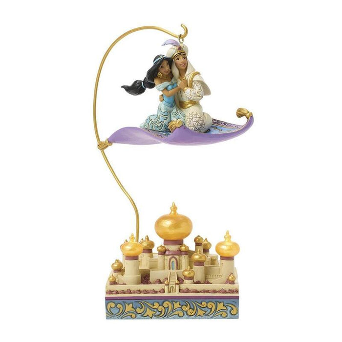 Figura Enesco Jazmín Y Aladín Sobre Agrabah