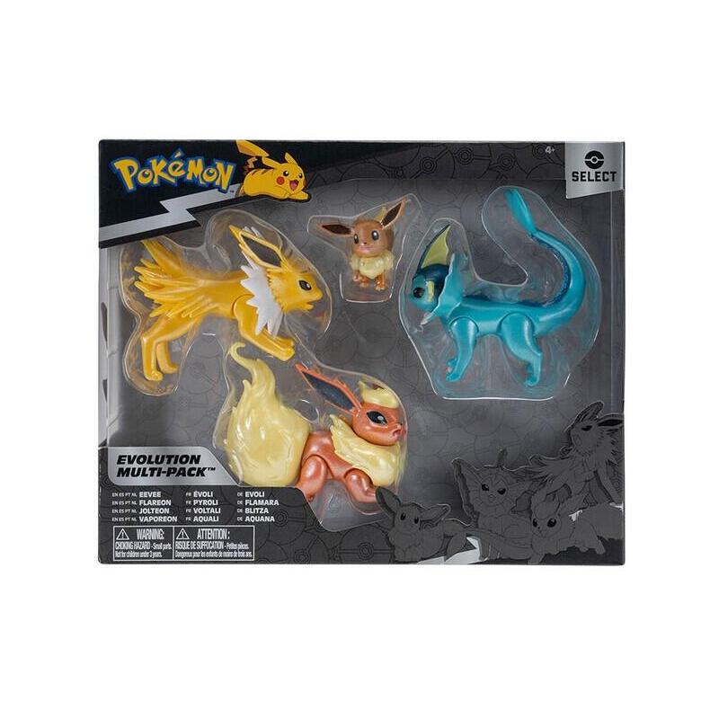 Figura Jazwares Pokemon Multievolution Eevee Pack 4 — InpexOpcion