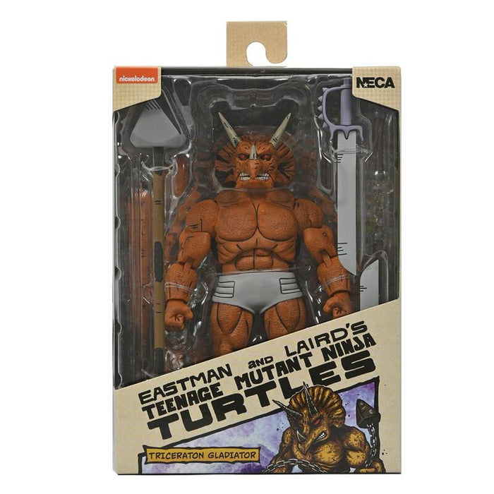 Figura Neca Teenage Mutant Ninja Turtles Mirage Comics Triceraton Gladiator Scale Action 18cm
