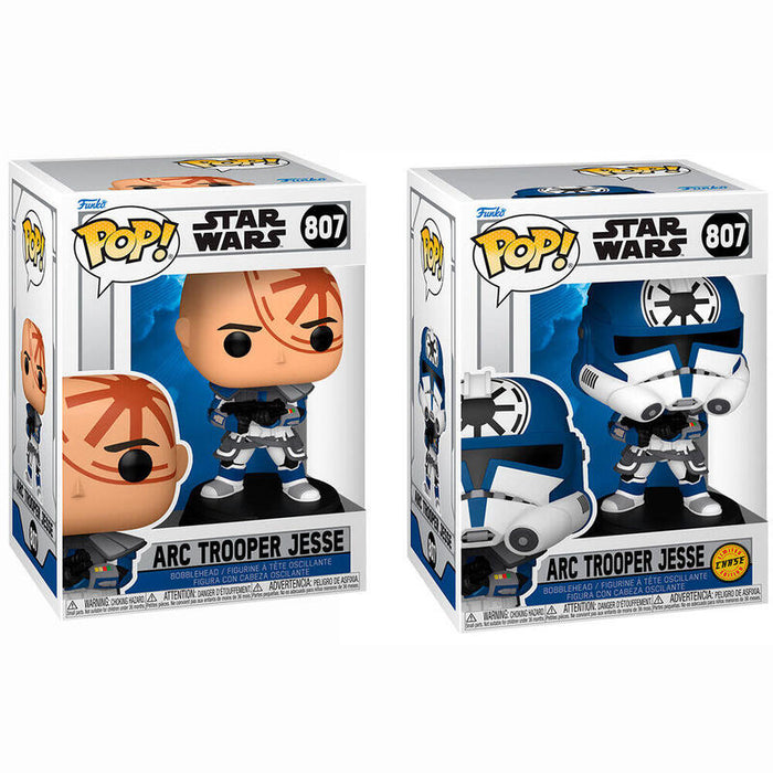Figura  Pack De 6 Unidades  Pop Star Wars Arc Trooper Jesse 5 + 1 Chase