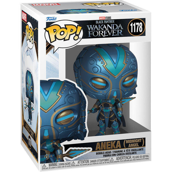 Figura Pop Marvel Black Panther Wakanda Forever Aneka