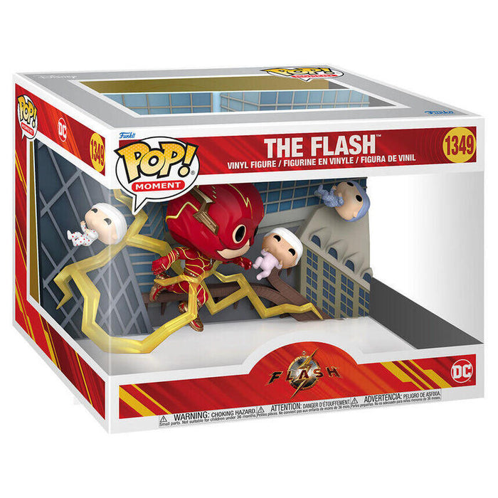 Figura Pop Moment Dc Comics The Flash Baby Rescue