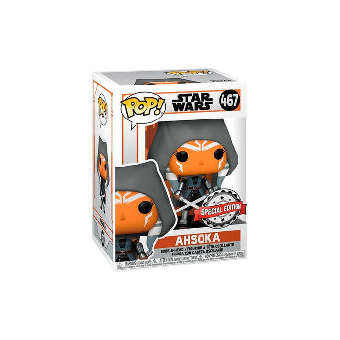 Figura Pop Star Wars The Mandalorian Ahsoka Hooded Exclusive