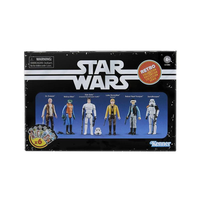Figura Star Wars Pack 6  9,5 Cm Star Wars A New Hope Retro Collection