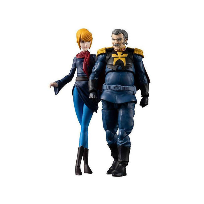 Figuras Ramba Ral And Crowley Hamon Principality Of Zeon Mobile Suit Gundam 17cm