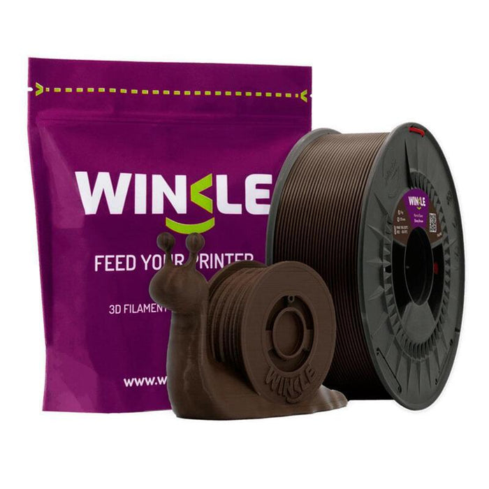 Filamento Marron Ebano Winkle Pla Hd 1.75mm Impresora 3d 1 Kg