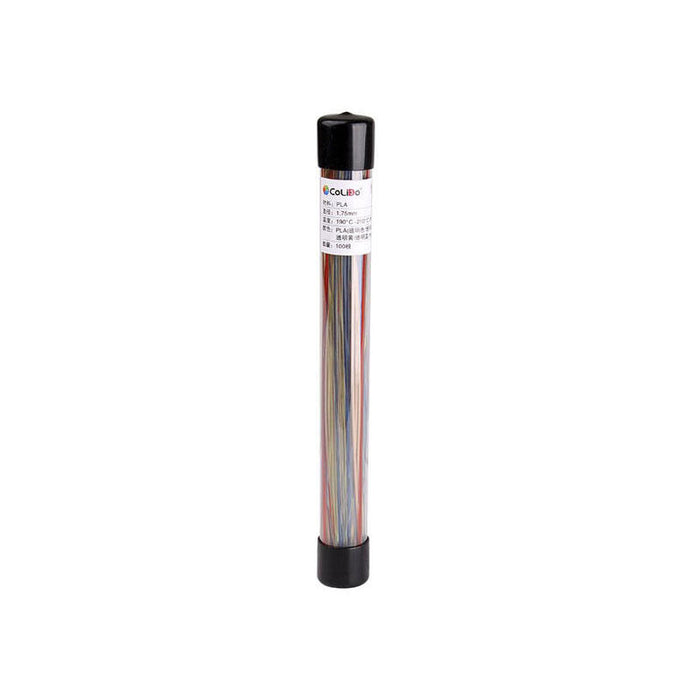 Filamento Pen Pla Colido 1.75 Mm. Trans/Tr Ama/Rojo/Azul/Madera (20u. X Color)