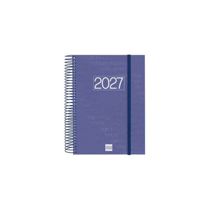 Finocam Agenda Espiral Year E10-155x212mm 1dp Tapa Pp Azul 2027