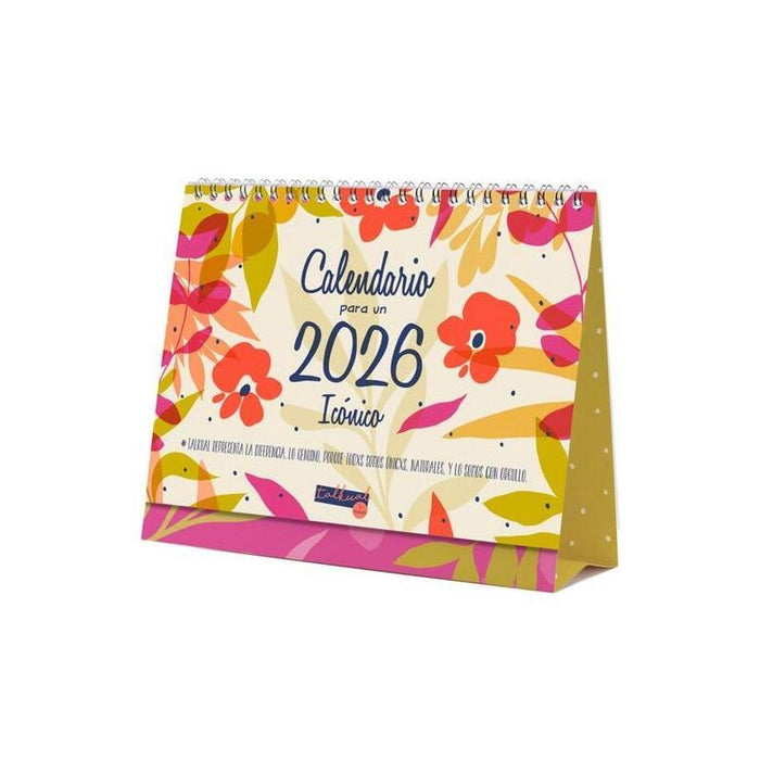 Finocam Calendario De Sobremesa Para Escribir S-210x150mm Mv Talkual Icónico 2026