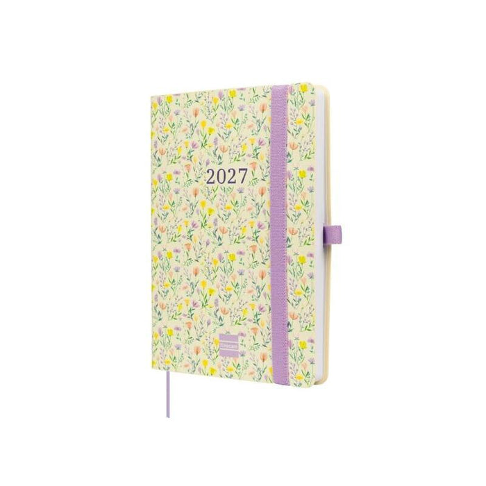 Finocam Capri Agenda De Tapa Blanda - 16 Meses - Semana Vista Horizontal - Formato F4 - 118x168mm - Papel De 80g/M2 -