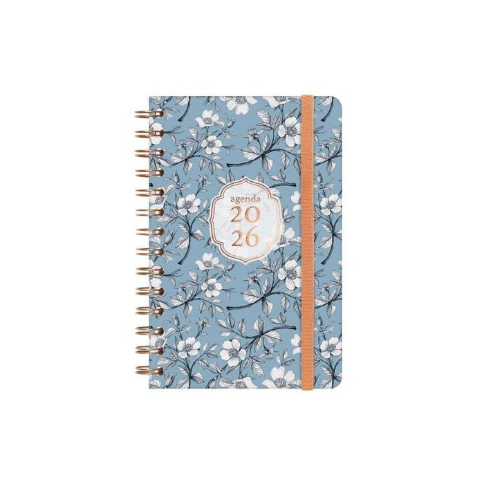 Finocam You Agenda De Espiral - Anual 2026 - Planificador - Cierre De Goma - Formato E5 - 131x19x190mm - Semana Vista