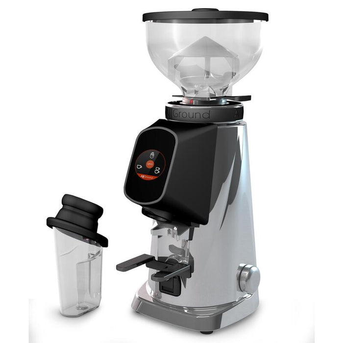 Fiorenzato Allground Molinillo De Café Cromo Mate & Negro, 230v Eu, Dark-T Titan
