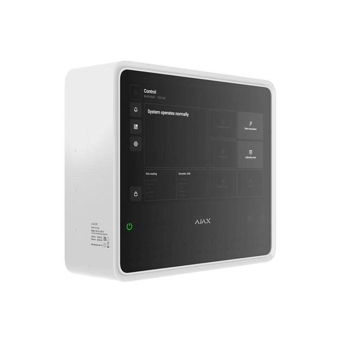 Fire Alarm Panel Fire Hub En54 Blanco 125732 Ajax