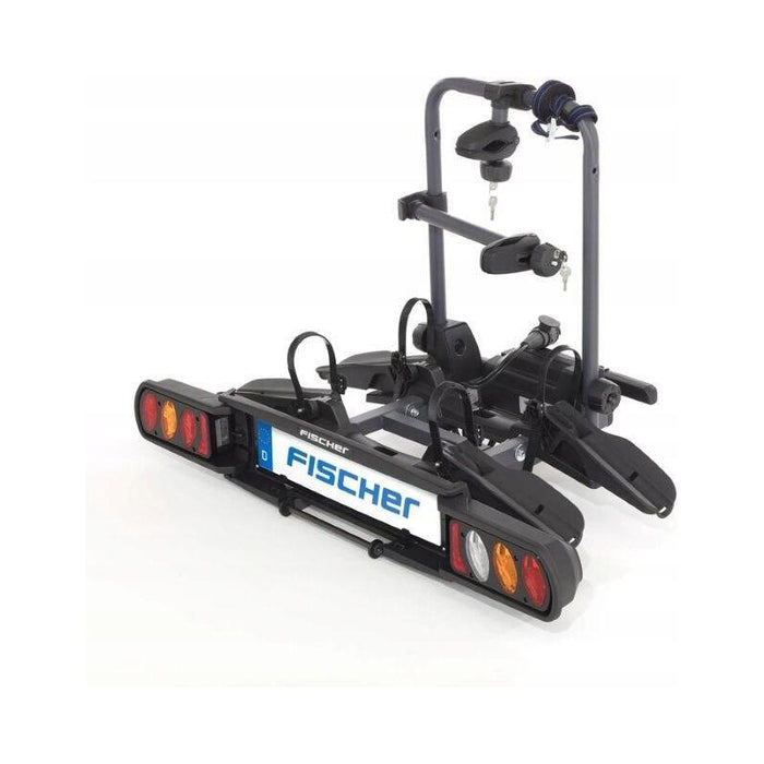 Fischer 126001 Proline Evo Portabicicletas De Bola De Remolque Para 2 Bicicletas O Bicicletas Eléctricas