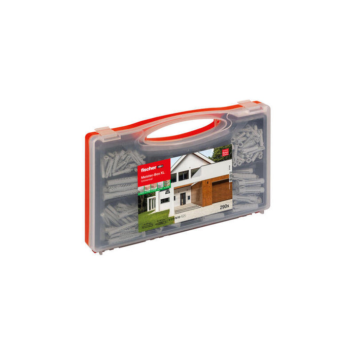 Fischer Meister-Box Xl Universal, Tacos Gris Claro, 290 Unidades 577159
