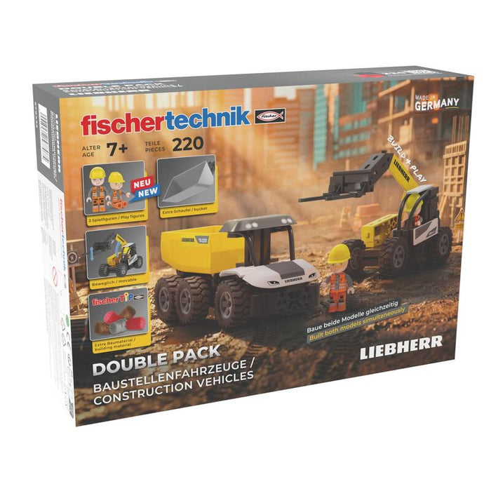 Fischertechnik Liebherr Double Pack Baufahrzeuge 579432
