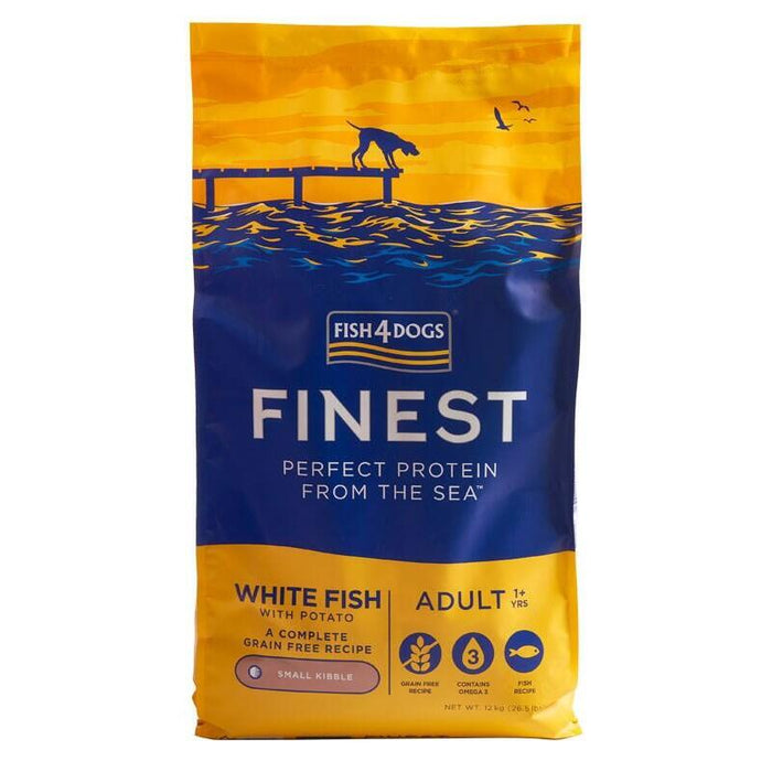 Fish4dogs Finest Ocean Z Biala Ryba Adult 12kg