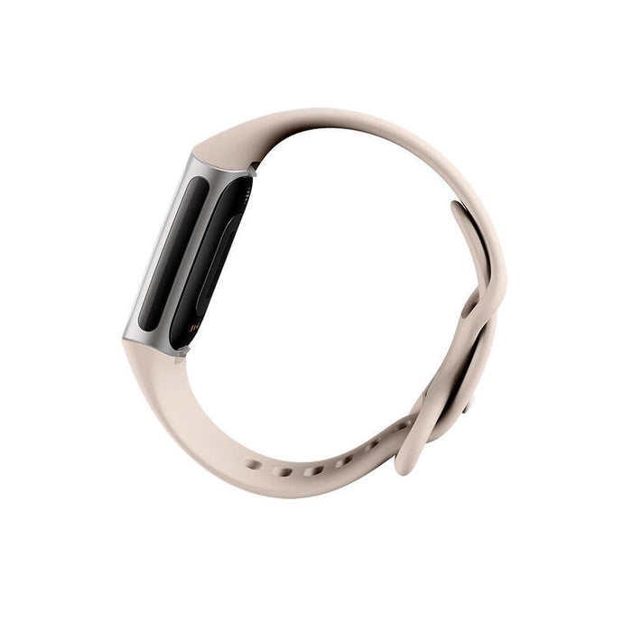 Fitbit Charge 6 Pulsera De Actividad Con Gps, Ecg Y Nfc  Porcelana/Aluminio Plateado