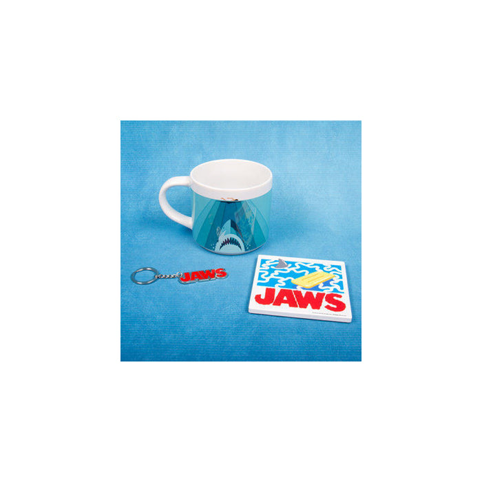 Fizz Creations Jaws Mug, Coaster & Keyring Set Tazón Azul Universal 1 Pieza(S)