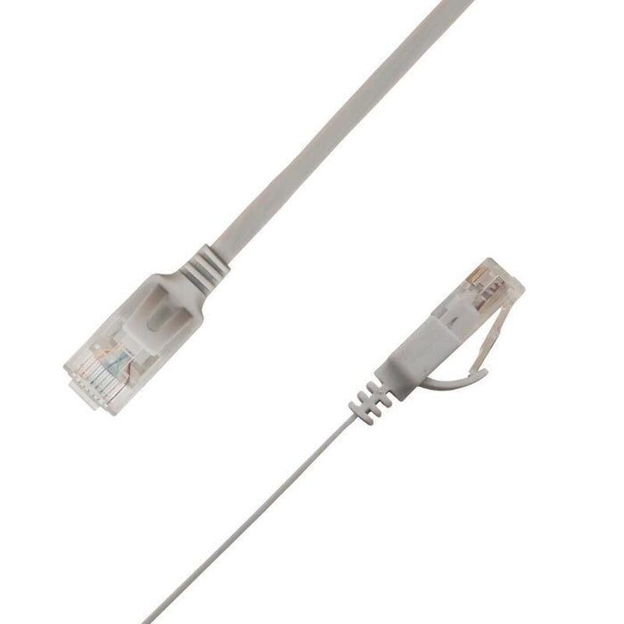Flat U/Utp Cat6a Grey 0.2m Awg 34/7, Pvc, 1x4mm Utp-Fl6a-00020-Gy