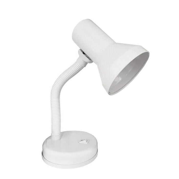 Flexo De Sobremesa Modelo London E27 60w Color Blanco Edm