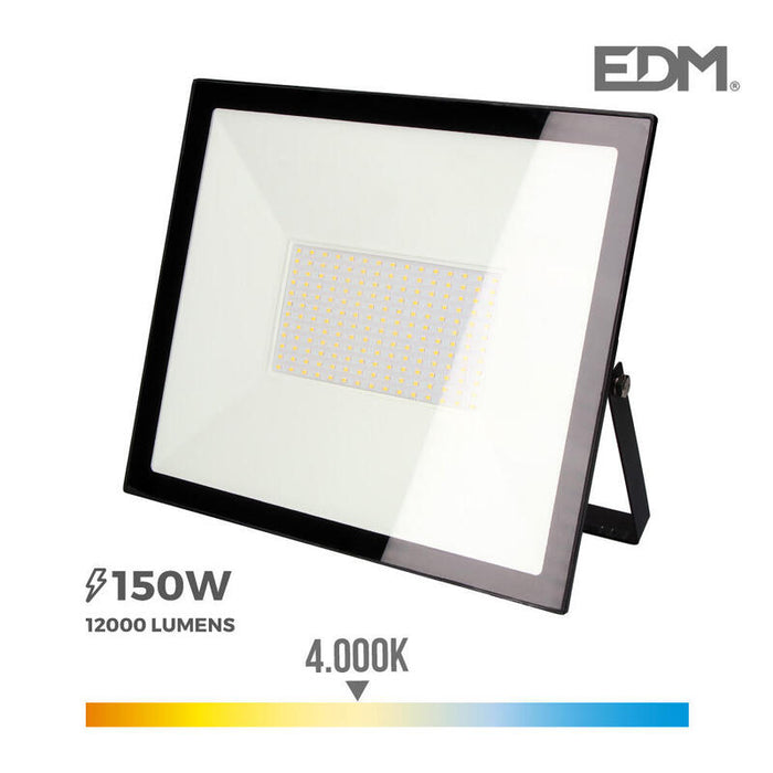 Foco Proyector Led 150w 12000lm 4000k Luz Dia 35x31x4,5cm Edm