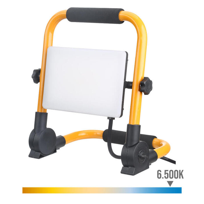 Foco Proyector Led Con Pie 50w 5400lm 6000k Luz Fria, 260,1 X 175,3 X 283,8 Mm