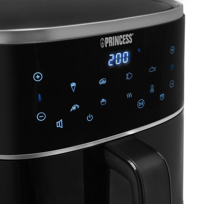 Freidora Por Aire Sin Aceite Princess Digital Aerofryer 182238 1350w Capacidad 4l