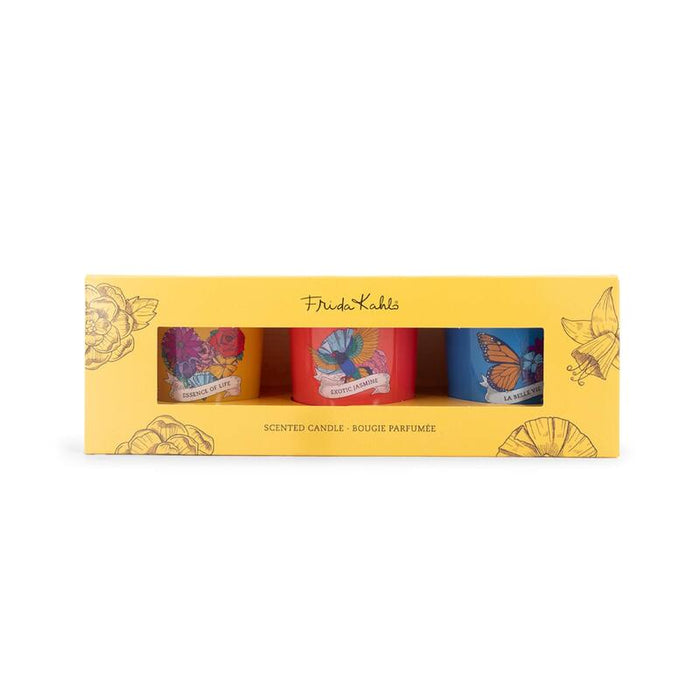 Frida Kahlo Vela Aromática - La Belle Vie, Exotic Jasmine 3er Set