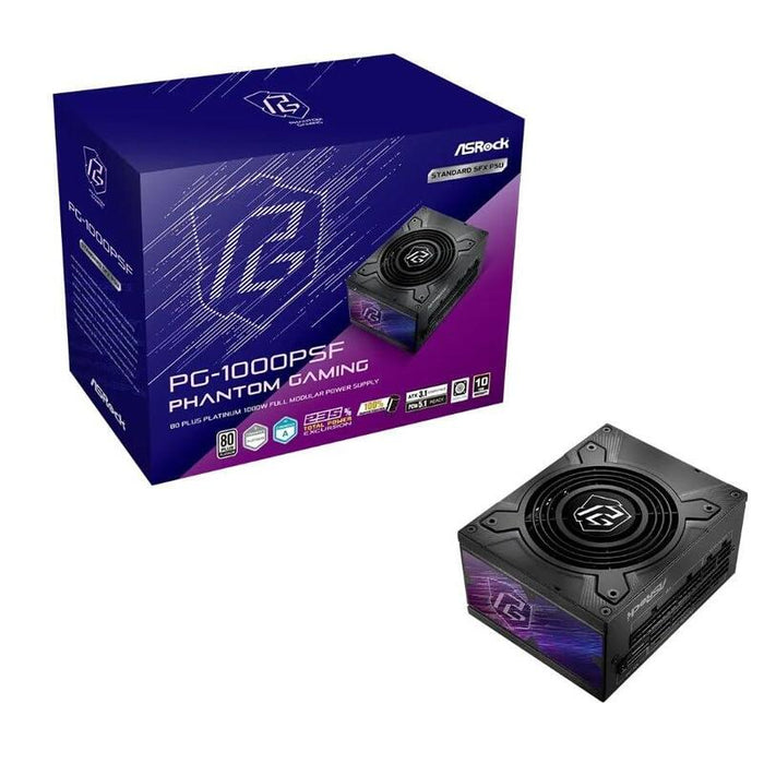Fuente Alimentacion Asrock Phantom Gaming Pg-1000psf Psu 1000w 80+ Platinum Retail