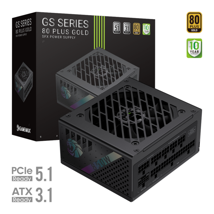 Fuente Alimentacion Gamemax  Psu  Gs 850g  850w  Sfx  Full Modular