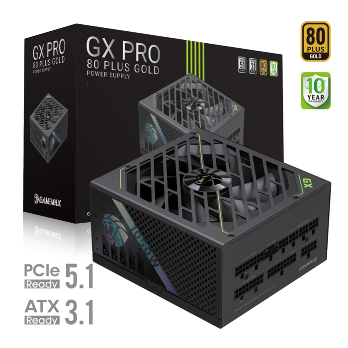 Fuente Alimentacion Gamemax  Psu  Gx Pro 1050g  1050w  Gold  Full Modular