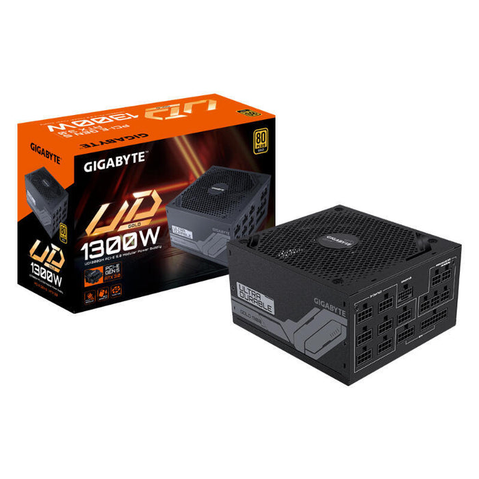 Fuente Alimentacion Gigabyte Modular  Ud1300gm Pg5 80 Plus Gold 1300w/ Atx 12v/ 80 Plus Gold/ Modular/ 140mm Hyb/ Atx