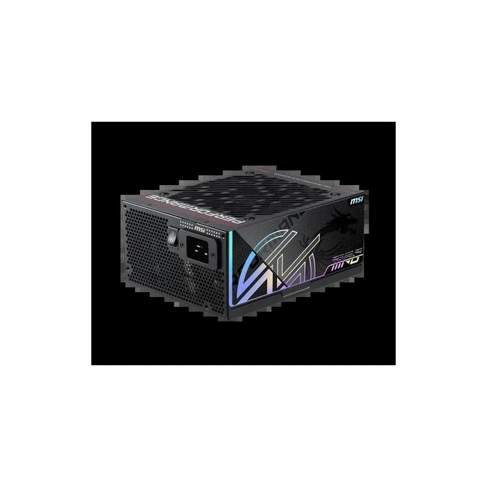 Fuente Alimentacion Msi Mpg Ai1600ts Pcie5,Psu,1600w,80 Plus Titanium,Modular,135mm,Active Pfc,2xpci-E 5 (2+4 Pin),7xpci-E (6+2 Pin)X4,Sata (15 Pin)X8