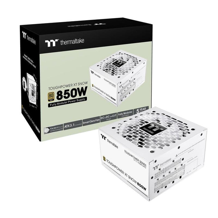 Fuente Alimentacion Netzteil Thermaltake Toughpower Xt 850w Snow Atx3.1 80+G Wh Retail