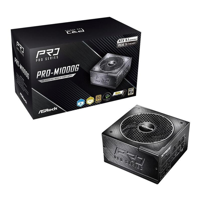Fuente De Alimentación Asrock Pro-M1000g 1000w 80 Plus Gold
