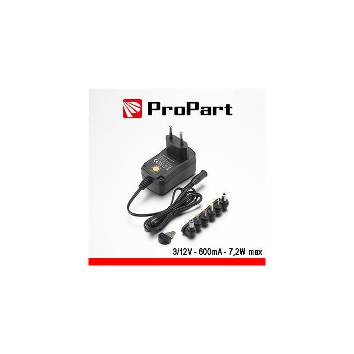 Fuente De Alimentación De Conmutación 3-12v 600ma 7.2w Max