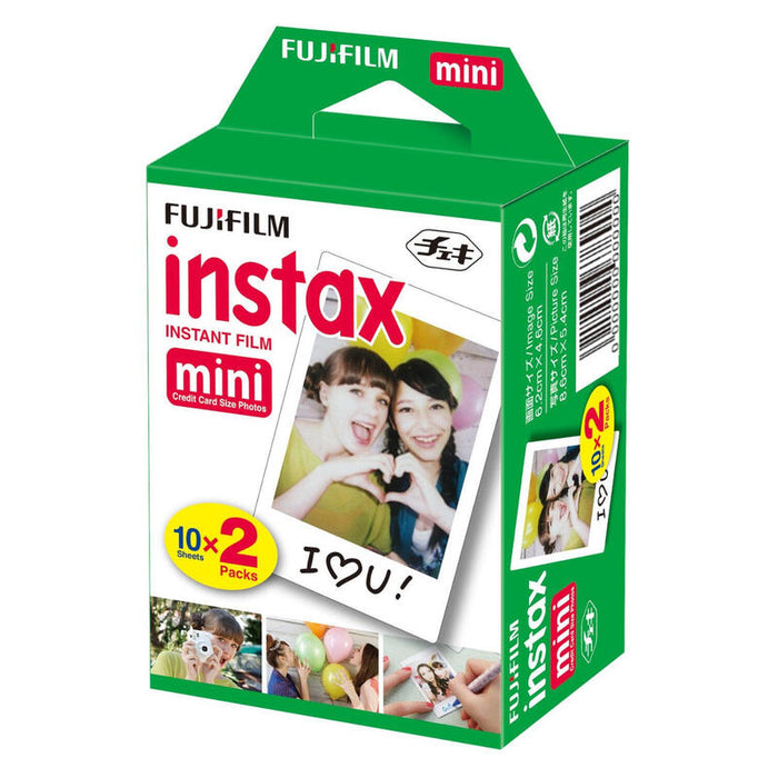 Fujifilm Pack 2 Cartuchos Carga 10 Fotos Instax Mini