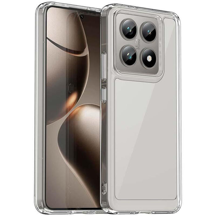 Funda Antigolpes Premium Para Xiaomi 14t 5g Acrílico Anti-Amarillo Transparente