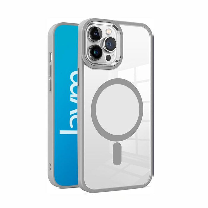 Funda Bumper Compatible Magsafe Para Iphone 16 Plus - Gris - Jaym®