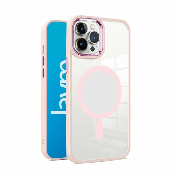 Funda Bumper Compatible Magsafe Para Iphone 16 Plus - Rosa - Jaym®