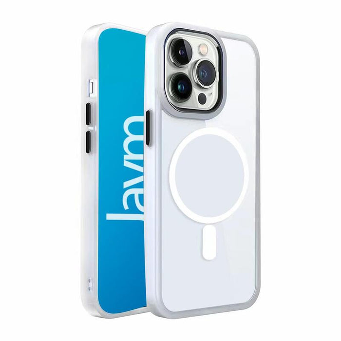 Funda Bumper Compatible Magsafe Para Iphone 16 Pro Max - Blanco - Jaym®
