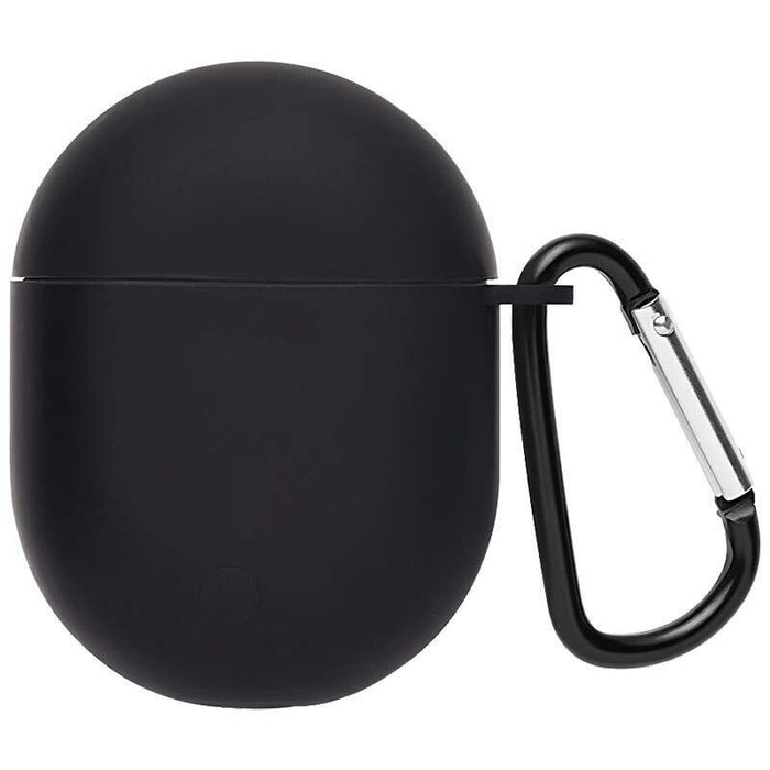 Funda De Silicona Con Mosquetón Para Xiaomi Redmi Buds 3 Pro / Poco Buds Pro Negro