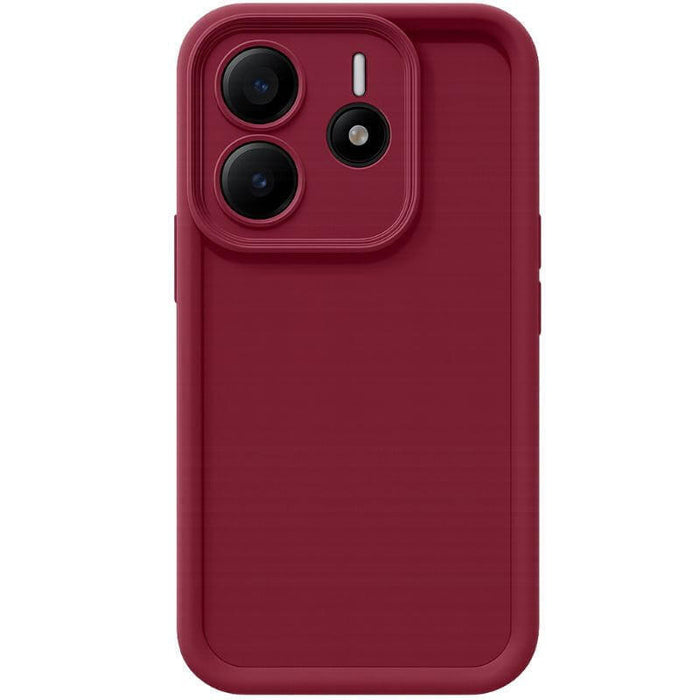 Funda De Silicona Mate Xiaomi Redmi Note 14 5g Rojo