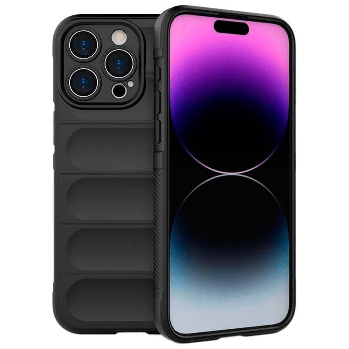 Funda De Silicona Wave Iphone 15 Pro Max Negro