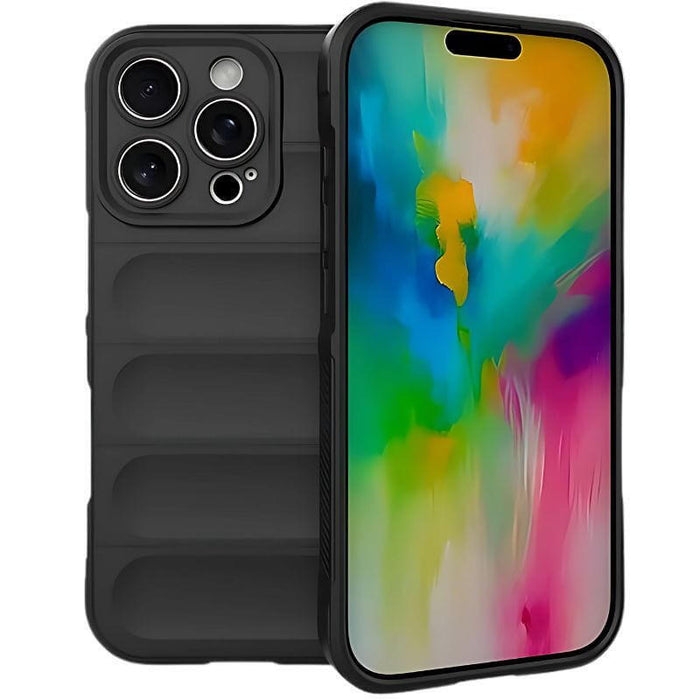 Funda De Silicona Wave Iphone 16 Pro Max Negro